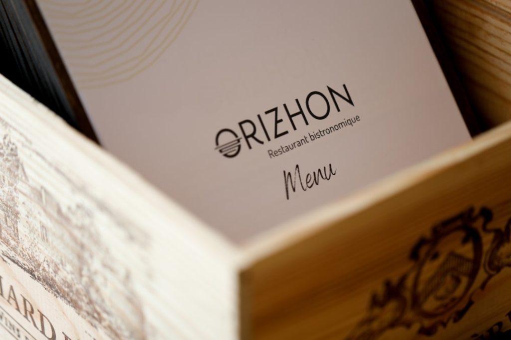 Menu restaurant ORIZHON